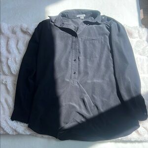 Vince Black Button Down Shirt